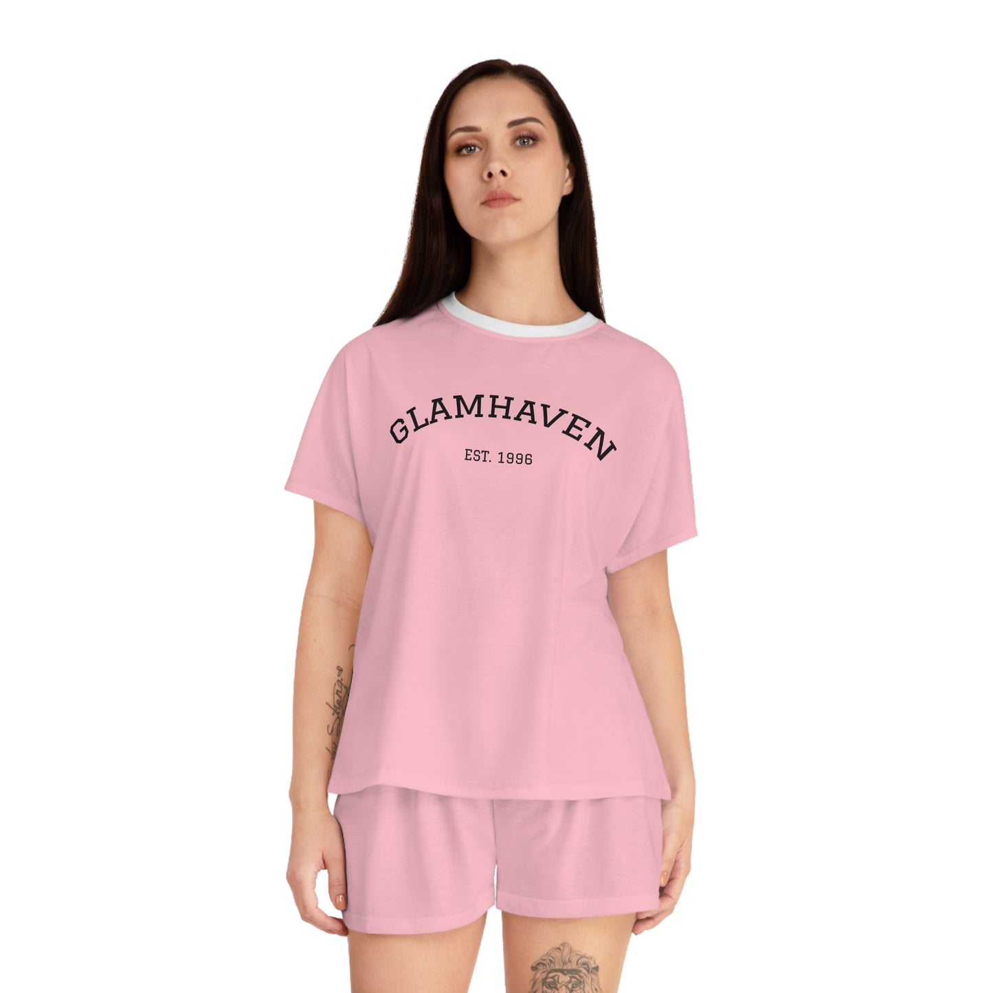 PERSONALIZED Pajama Set, Custom Name & DOB, Short Pajamas | AOP
