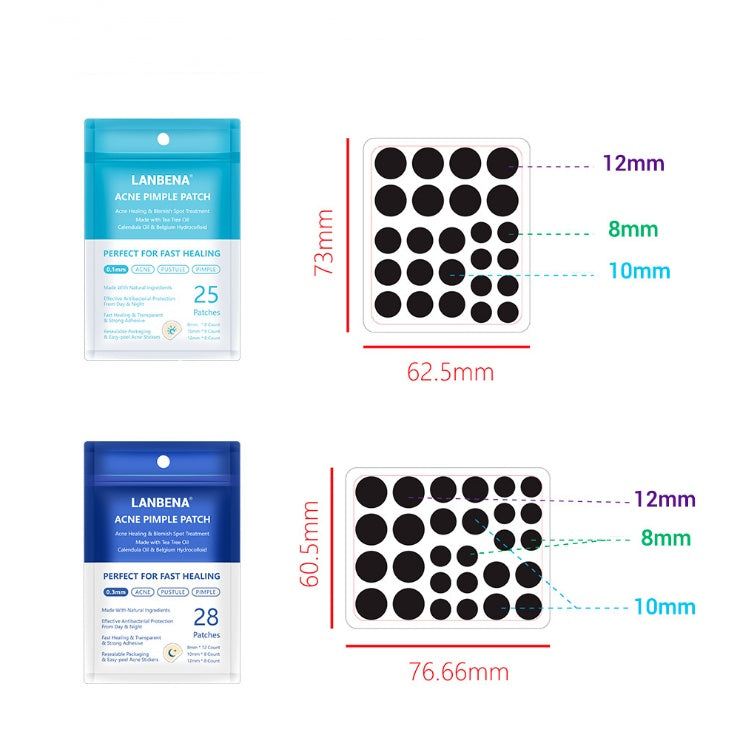Invisible Overnight Acne Healing Patches