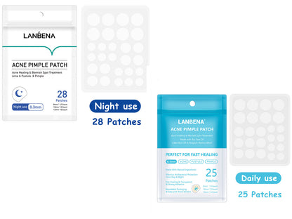 Invisible Overnight Acne Healing Patches